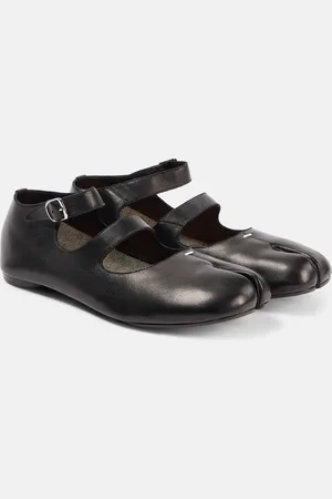 Maison Margiela Tabi leather Mary Jane flats