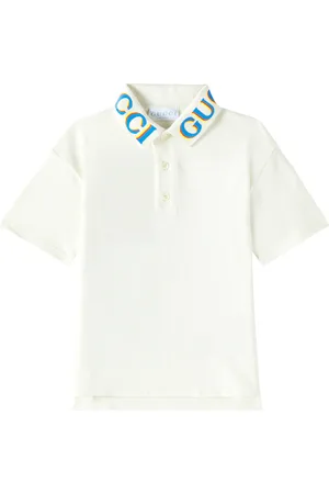Gucci Logo cotton-blend polo shirt