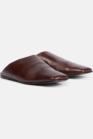 Loro Piana Alba leather mules