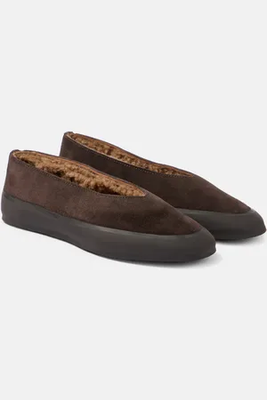 Le Monde Beryl Le Monde BÃ©ryl Apres Ski shearling-lined suede ballet flats