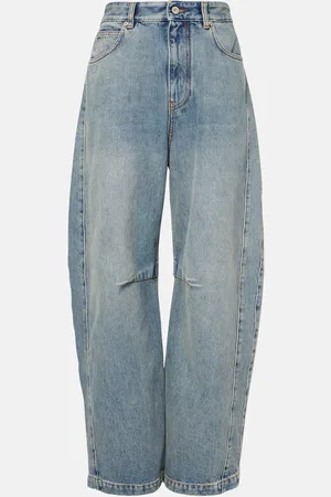 Loewe Anagram barrel-leg jeans