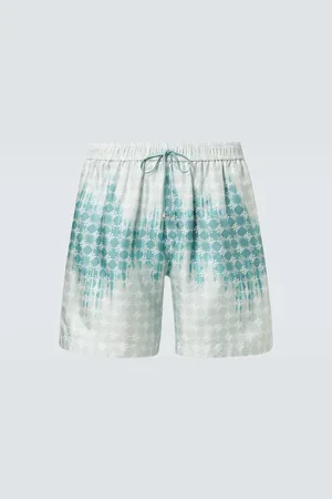 AMIRI MA Quad printed silk shorts