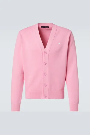 Acne Studios Face cotton cardigan