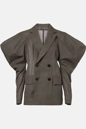 SACAI Cotton voile blazer