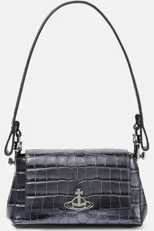 Vivienne Westwood Hazel Small croc-effect leather shoulder bag