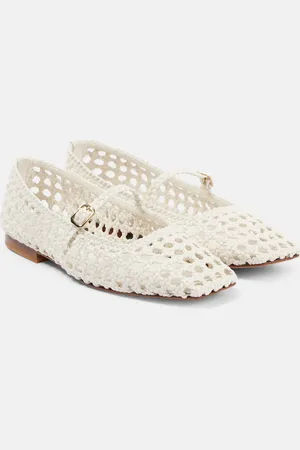 Souliers Martinez Paris woven leather ballet flats