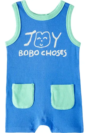 Bobo Choses Baby printed cotton-blend playsuit