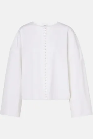Fforme Fish oversized cotton jacket