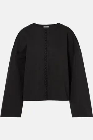Fforme Fish oversized cotton jacket