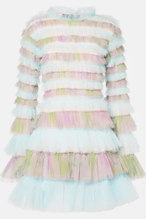 SUSAN FANG Tiered tulle minidress