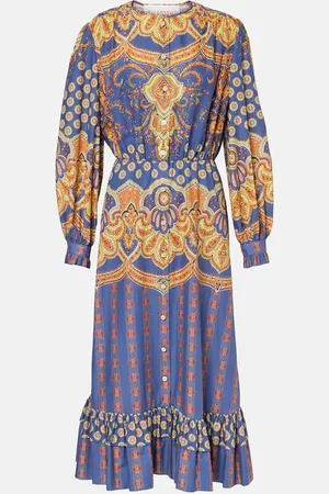 VALENTINO Voyage Imaginaire cotton shirt dress