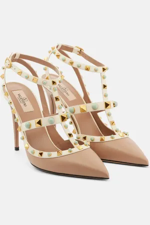 VALENTINO GARAVANI Rockstud 100 leather pumps