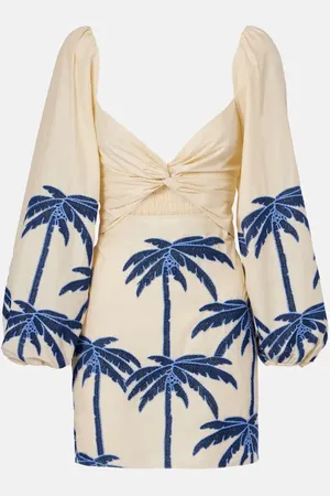 JOHANNA ORTIZ The Power Of The Sea cotton-blend minidress