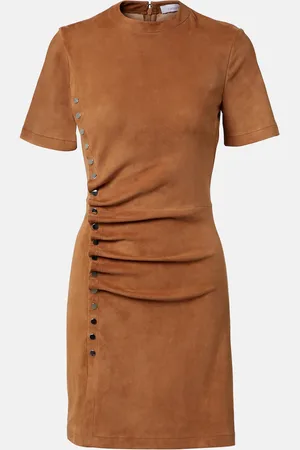Paco rabanne Suede minidress