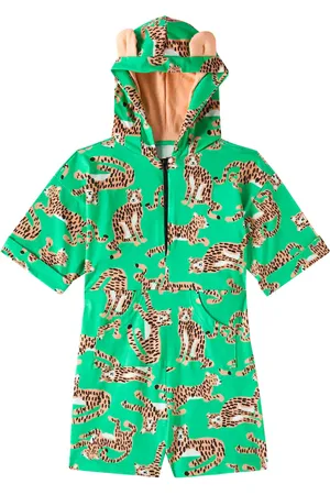 FÁBULA FÃ¡bula Macaquinho malha onca cotton playsuit