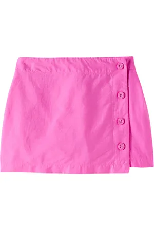 FÁBULA FÃ¡bula Saia Botoes cotton shorts