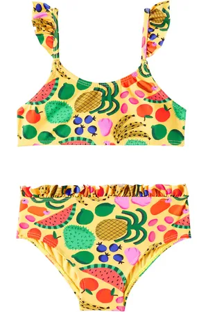FÁBULA FÃ¡bula Printed ruffled bikini