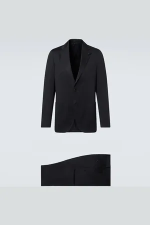 LARDINI Single-breasted cotton-blend suit