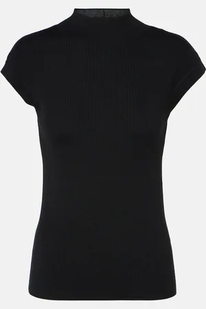 Jardin des Orangers Ribbed-knit high-neck wool top