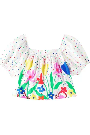 FÁBULA FÃ¡bula Flor Do Mangue floral cotton blouse