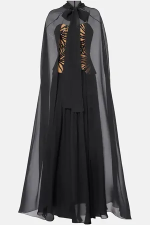 Elie saab Sequined silk-blend gown