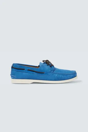Kiton Suede boat shoes