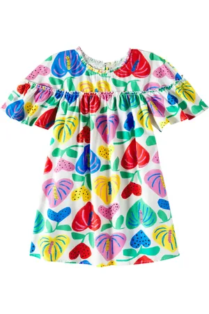 FÁBULA FÃ¡bula Amor de Flor printed cotton dress