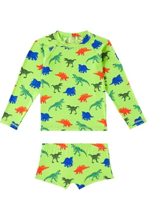 FÁBULA FÃ¡bula Printed rashguard and swim shorts set