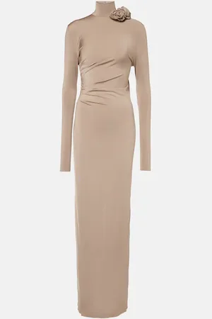 MAGDA BUTRYM Floral-appliquÃ© gown