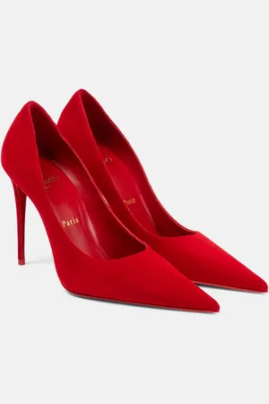 Christian Louboutin Kate Max 100 suede pumps