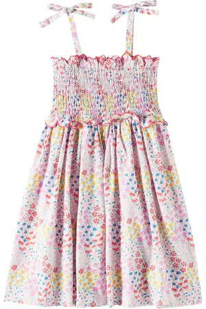 The New Society Greneva floral smocked cotton dress