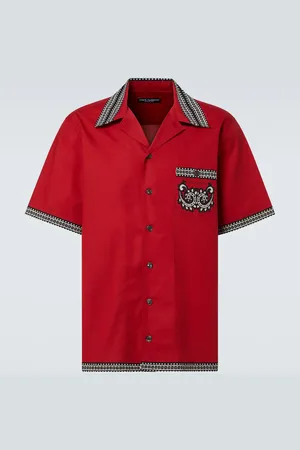 Dolce & Gabbana Bandana cotton bowling shirt