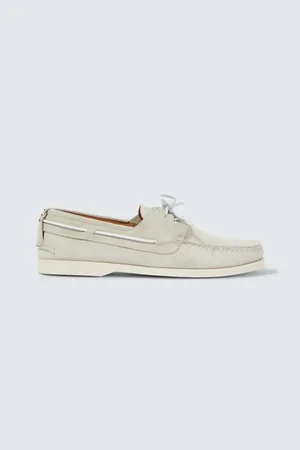 Kiton Leather boat shoes