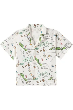 The New Society Arkoi printed cotton shirt