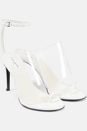 Alaïa AlaÃ¯a Plexi 90 leather & PU sandals