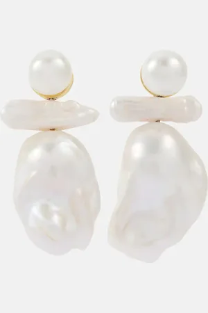 Simone Rocha Freshwater pearl drop earrings