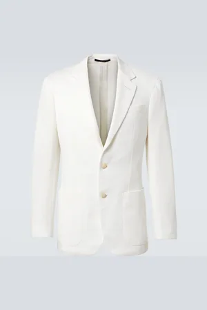 Dunhill Cotton piquÃ© blazer
