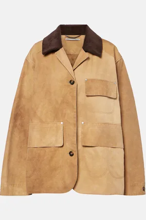Stella McCartney Corduroy-trimmed cotton field jacket
