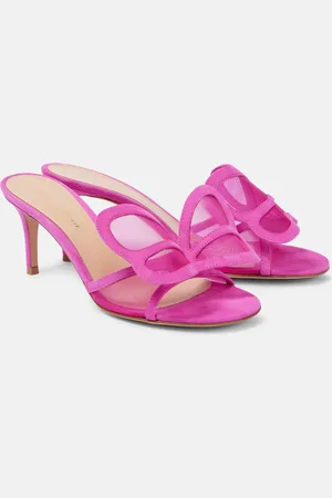 Gianvito Rossi Ilia 70 mesh mules