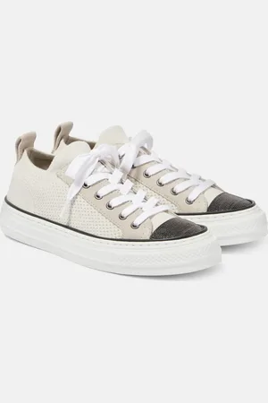 Brunello Cucinelli Knitted slip-on sneakers