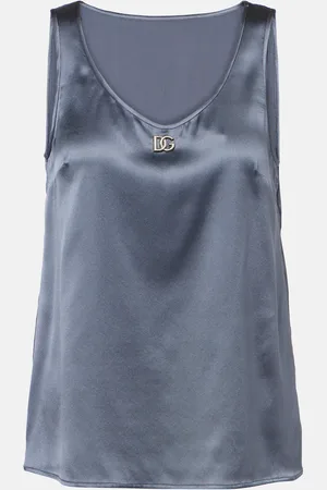Dolce & Gabbana Silk-blend top