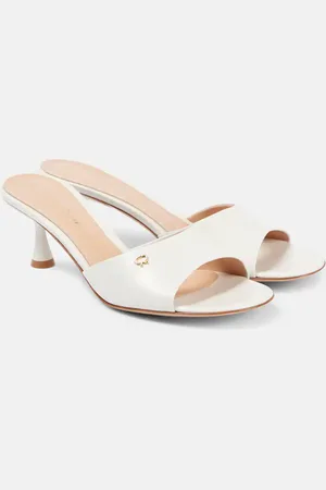 Gianvito Rossi 55 leather mules