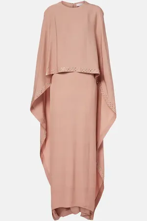 Stella McCartney Embellished caped maxi dress