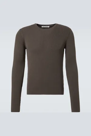 OUR LEGACY Compact ribbed-knit cotton sweater