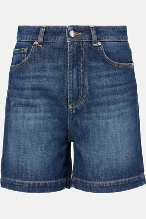 Dolce & Gabbana High-rise denim shorts