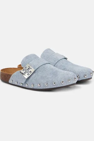 Tory Burch Mellow studded suede clogs