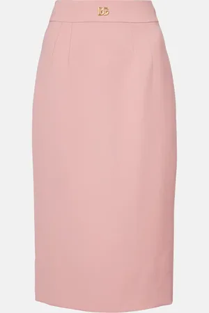 Dolce & Gabbana DG virgin wool pencil skirt