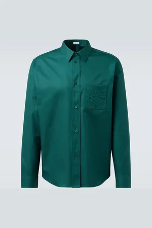 Loewe Anagram cotton-blend shirt