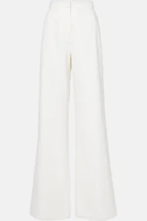 Max Mara Ruggero cotton wide-leg pants
