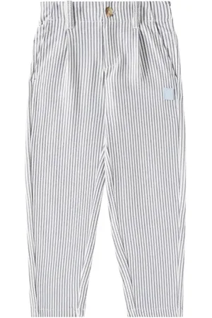 Liewood Beal striped cotton straight pants